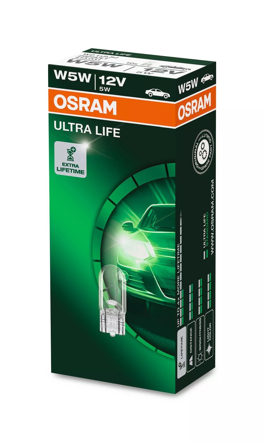 OSRAM ULTRA LIFE W5W 12 V 5 W signaalpirn