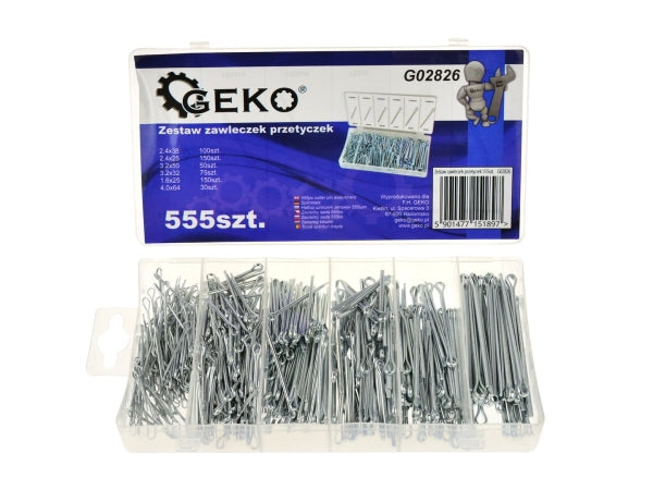 Geko Sirgete splintide komplekt 555 tk