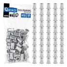 Geko Alumiiniumist neetmutrite komplekt M6 1,0-3,0 50 tk