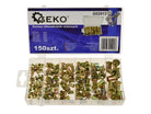 Geko Terasest neetmutrite komplekt 150 tk