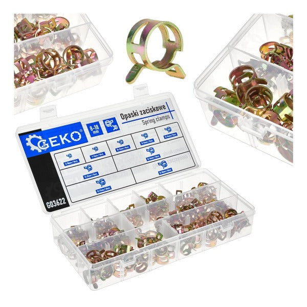 Geko Auto kaabliklemmide komplekt isolaatoritega 450 tk