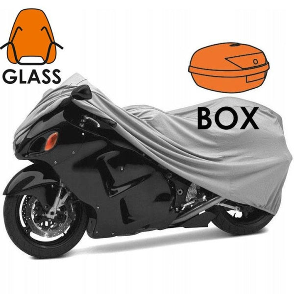 eXtreme Mootorratta kate, suurus XXL Box Glass