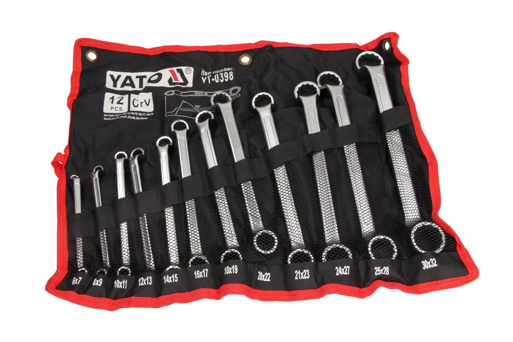 YATO Painutatud silmusvõtmed, 6-32 mm, 12 osa