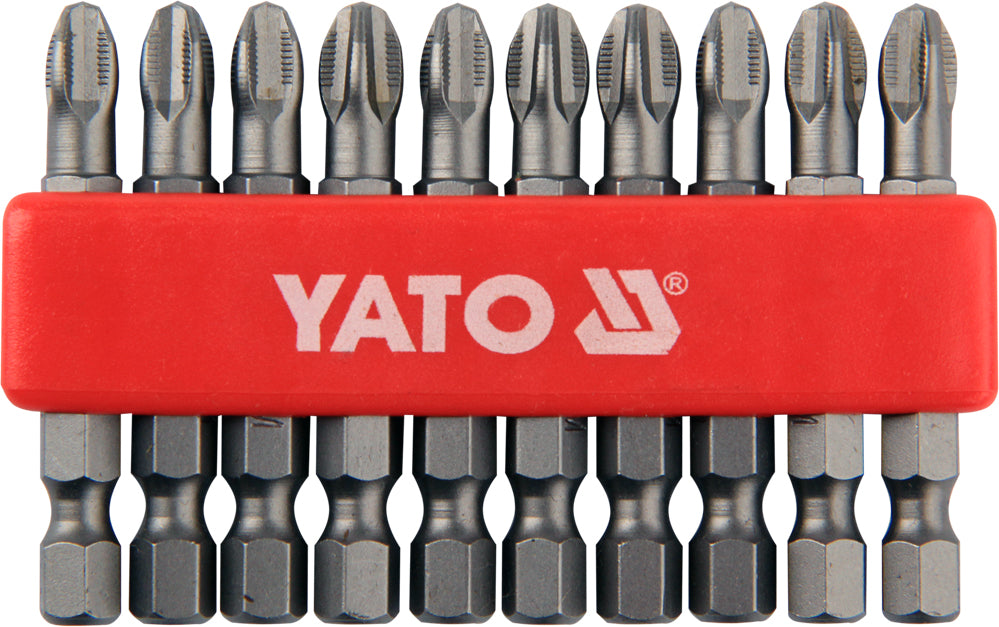 YATO Kruvikeeraja otsakud PH2x50 mm, komplekt, 10 osa