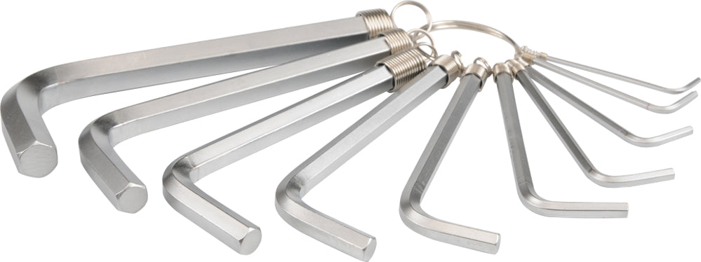 YATO Kuuskantvõtmed HEX 2-10 mm, komplekt, 9 osa