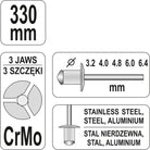 YATO Hoobneetimistangid 3,2- 6,4 mm
