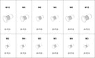 YATO Neetmutrite komplekt sortiment, teras, alumiinium, M3-M10, 300 osa