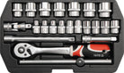 YATO Tööriistakomplekt 3/8 22 osa XS
