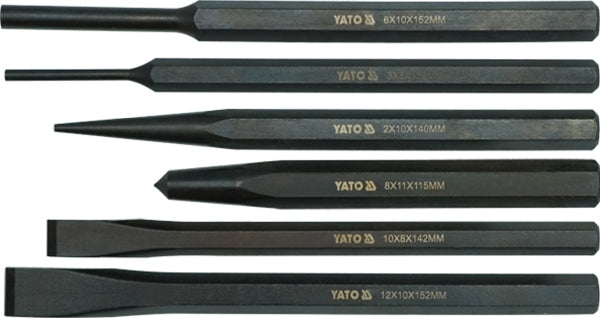 YATO Meislite ja körnerite komplekt 6 osa