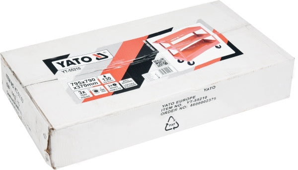 YATO Töökojakäru 3 tasandiga, avatud