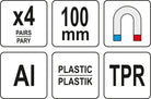 YATO Kruustangide vahetuslõuad 100 mm