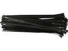 YATO Plastkaablisidemed, avatavad, 7,6x200 mm, 50 osa, mustad