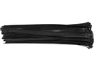 YATO Plastkaablisidemed, avatavad, 7,6x400 mm, 50 osa, mustad