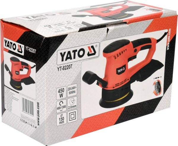 YATO Ekstsentriklihvija, 150 mm, 350 W, 230 V