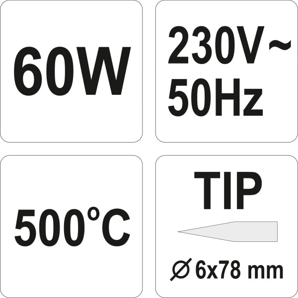 YATO Jootekolb, 60 W, 230 V