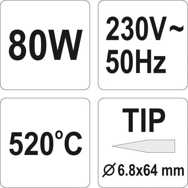 YATO Jootekolb, 80 W, 230 V