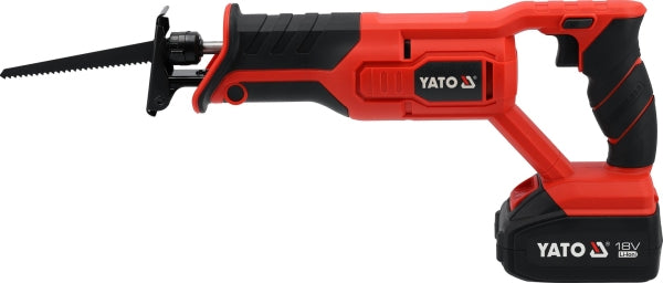 YATO Tiigersaag 18 V, komplekt 1x2 Ah, laadija