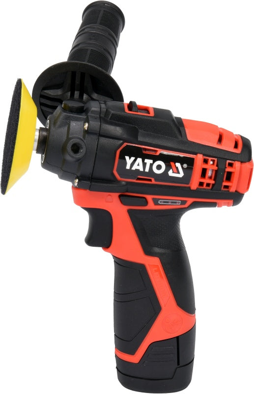 YATO Löökräikvõti 12 V, 3/8-1/2, 45 Nm, komplekt: aku 2 Ah, laadija, padrunid ja adapter