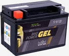 intAct Mootorratta aku 12V 8Ah 170A, plusspool vasakul