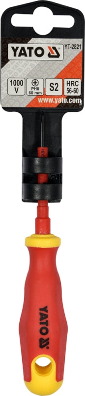 YATO Isoleeritud kruvikeeraja PH0x60 mm