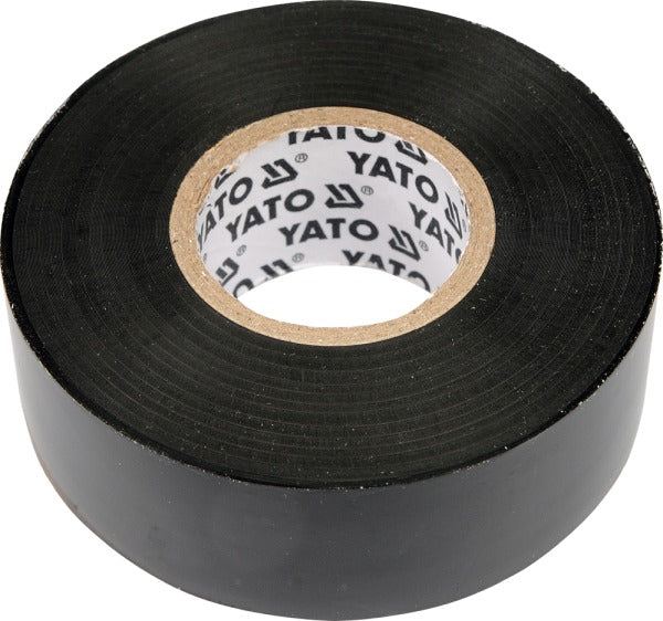 YATO Isolatsiooniteip 25 mm x 20 m must
