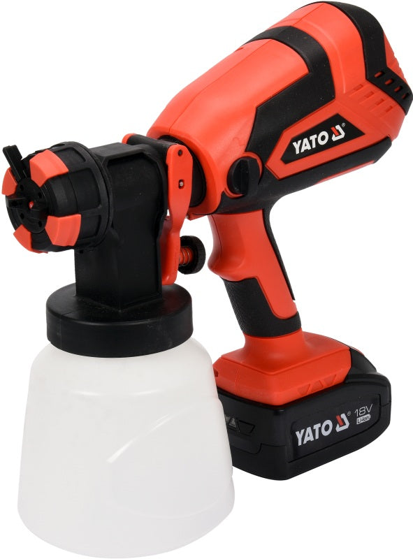 YATO Värvipüstol 18 V 4,0 Ah, 1 l/min
