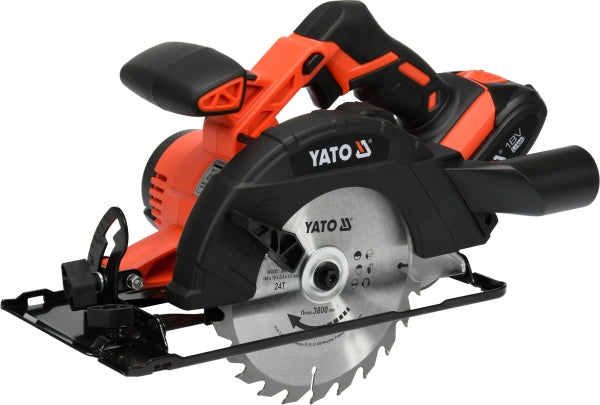 YATO Ketassaag 165 mm, 18 V, komplekt 1x2 Ah, laadija