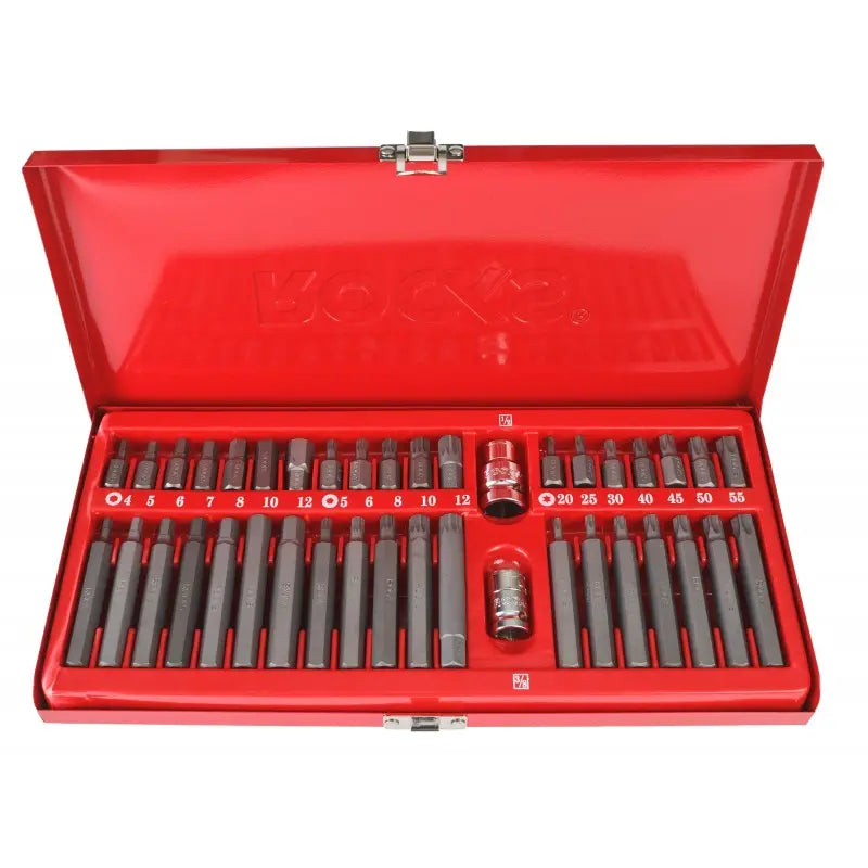ROOKS Otsakukomplekt TORX HEX Spline 40 osa